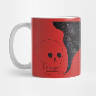 skull smoking Mug